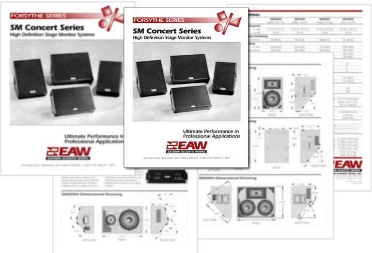 EAW SM Concert Series Stage Monitor Systems (c1993) About ProSound