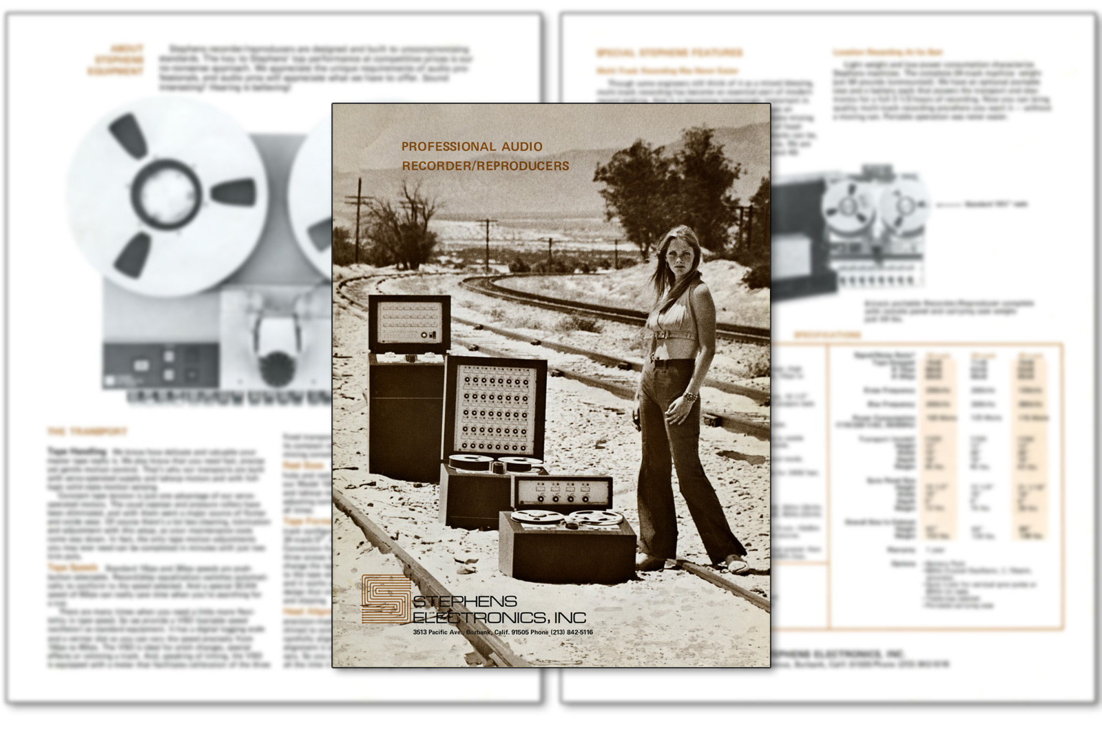 Stephens Pro Tape Recorders (1970s) About ProSound Interesting